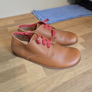 Camper Peu Cami Leather Shoes Women’s Brown Minimalist Lace-Up EU [41]